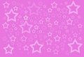 Pink stars background