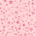 Pink stars pattern on light pink background.