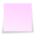 Pink sticky notelet