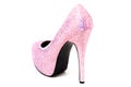 Pink Stiletto Shoes Royalty Free Stock Photo