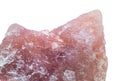 Pink strawberry quartz crystal Royalty Free Stock Photo