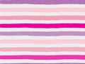 Pink stripe pattern on linen fabric Royalty Free Stock Photo
