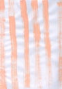 Pink stripes on paper. White paper with pink stripes. Strips painted with paints. Brush strokes. Royalty Free Stock Photo