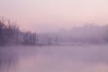 Pink Sunrise at Pendleton Lake Royalty Free Stock Photo