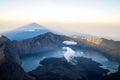 Beautiful landscape in Indonesia, mountains and rivers Royalty Free Stock Photo