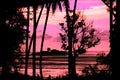 Pink sunset