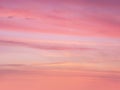 Pink  sunset  skyline  Panoramic view romantic summer sunset evening Royalty Free Stock Photo