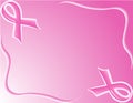 Pink Support Ribbon background Royalty Free Stock Photo