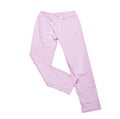 Pink sweatpants mock up close up on white background Royalty Free Stock Photo