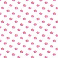 Pink sweet cosmos flower seamless patterns isolated on white background. top view plant bright pattern love theme for gift Royalty Free Stock Photo