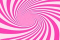 Pink Swirling spiral radial pattern background