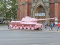 Pink tank in Brno