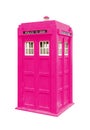 Pink tardis for female doctor who Royalty Free Stock Photo