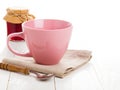 Pink tea cup Royalty Free Stock Photo