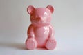 Pink Teddy Bear Piggy Bank - Cute Savings Container for Kids and Collectors