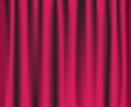 Pink theatre curtain