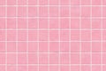 Pink tile wall texture background