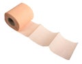 Pink toilet paper. Royalty Free Stock Photo