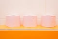 Pink toiletpaper Royalty Free Stock Photo