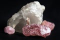 Pink Tourmaline White Quartz