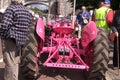 Pink tractor Agriculture Show in Northern Ireland