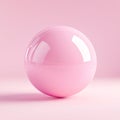 Pink translucent sphere background image Royalty Free Stock Photo