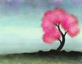 Pink tree