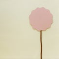 Pink tree craft