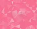 Pink triangle background design. Geometric background in Origami