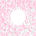 Pink triangle background Royalty Free Stock Photo