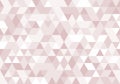 Pink Triangle repeat pattern design decoration. background illustration Royalty Free Stock Photo