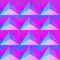Pink triangle seamless pattern Royalty Free Stock Photo