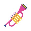 pink trumpet instrument