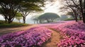 Bhakti City: Stunning Time-lapse Photography Of Pink Flower Trail