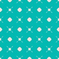 Pink and turquoise vector seamless pattern. Abstract minimal geometric texture Royalty Free Stock Photo