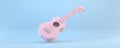 Pink ukulele 3D