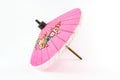 Pink umbrella. Royalty Free Stock Photo