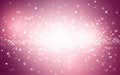 Pink valentine bokeh soft light abstract background, Vector eps 10 illustration bokeh particles Royalty Free Stock Photo