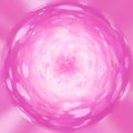 Pink Valentine`s Day abstract orb.