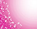 Pink valentines background