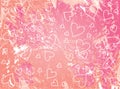 Pink valentines background