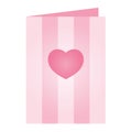 Pink Valentines Day Card