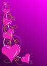 Pink Valentines Hearts