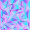 Light Pink, Blue vector shining triangular backdrop. A completely new color illustration in a polygonal style. A completely new te Royalty Free Stock Photo