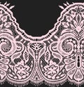 Pink Vector Vintage Lace Pattern. Seamless Pattern.