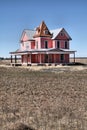 Pink Victorian House Royalty Free Stock Photo