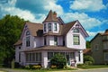 Pink Victorian House Royalty Free Stock Photo