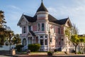 Pink Victorian House Royalty Free Stock Photo