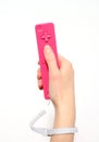 Pink Video Game Controller