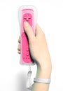 Pink Video Game Controller with protective case